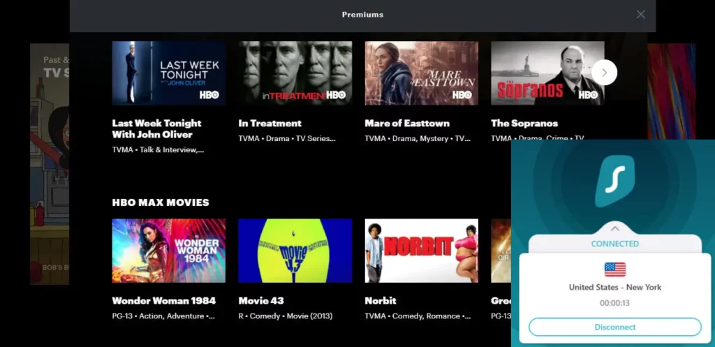 access hulu with surfshark