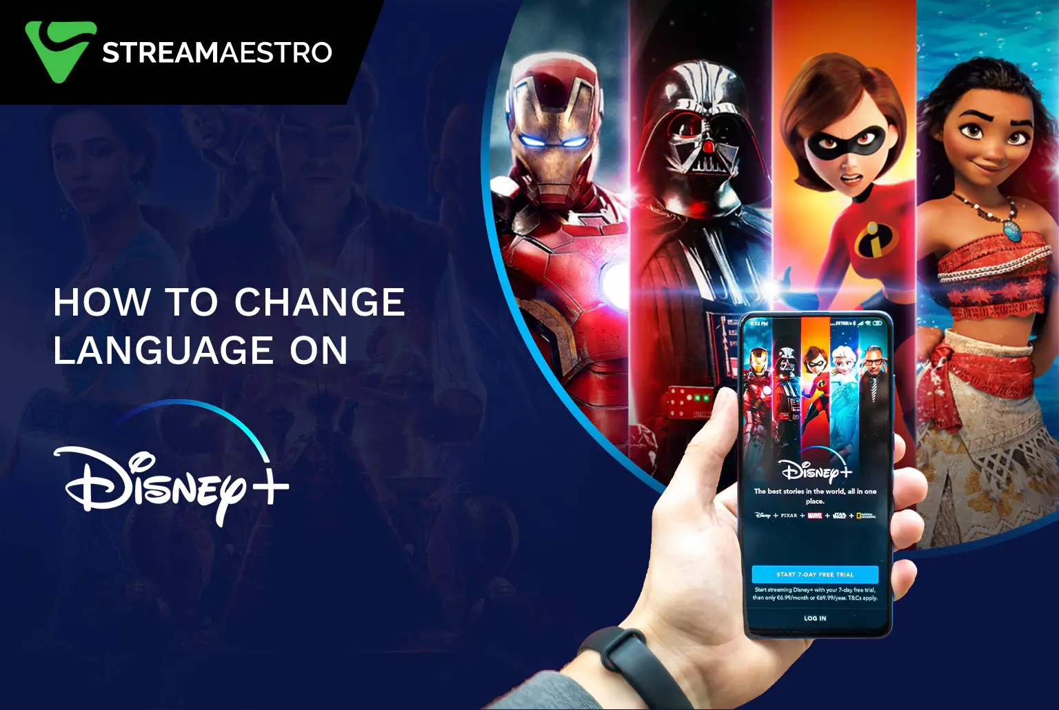 Change Language on Disney Plus