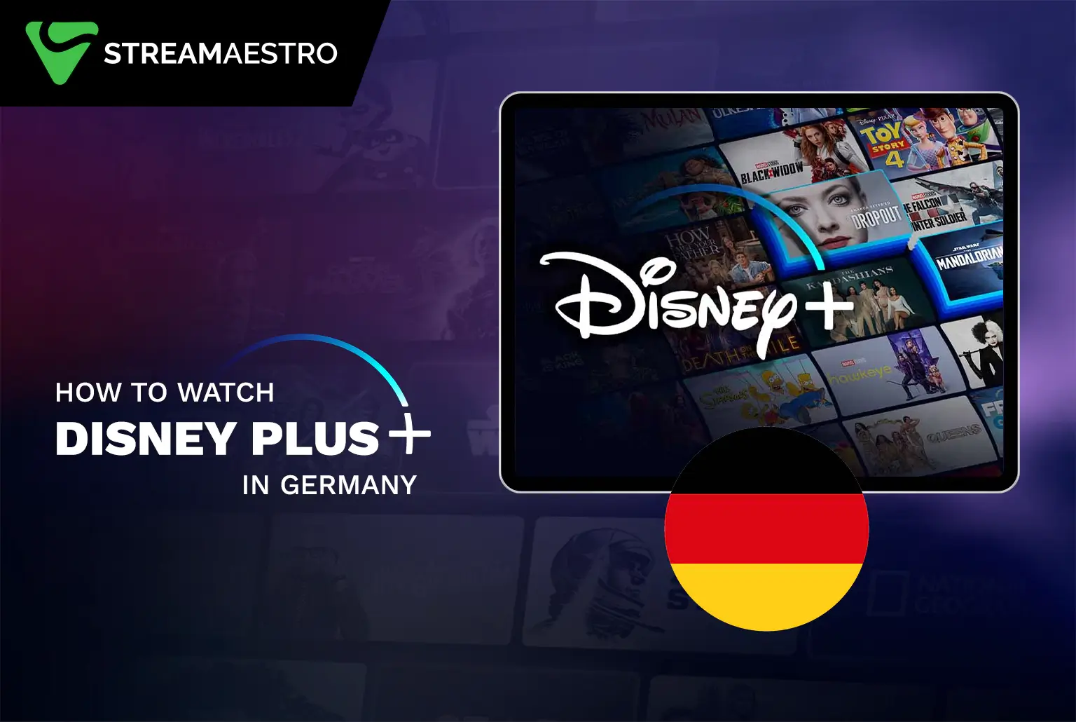 Watch Disney Plus in Germany