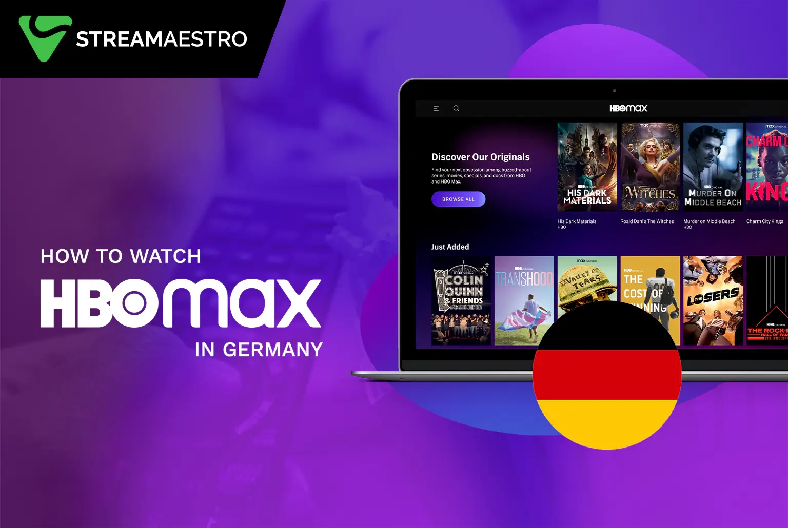 Watch HBO Max in Germany
