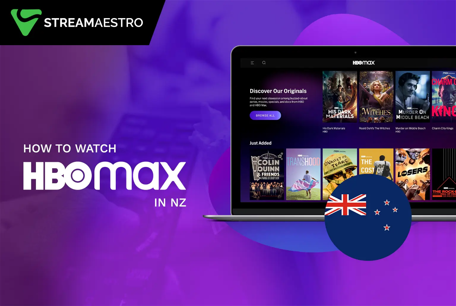 Watch HBO Max in NZ