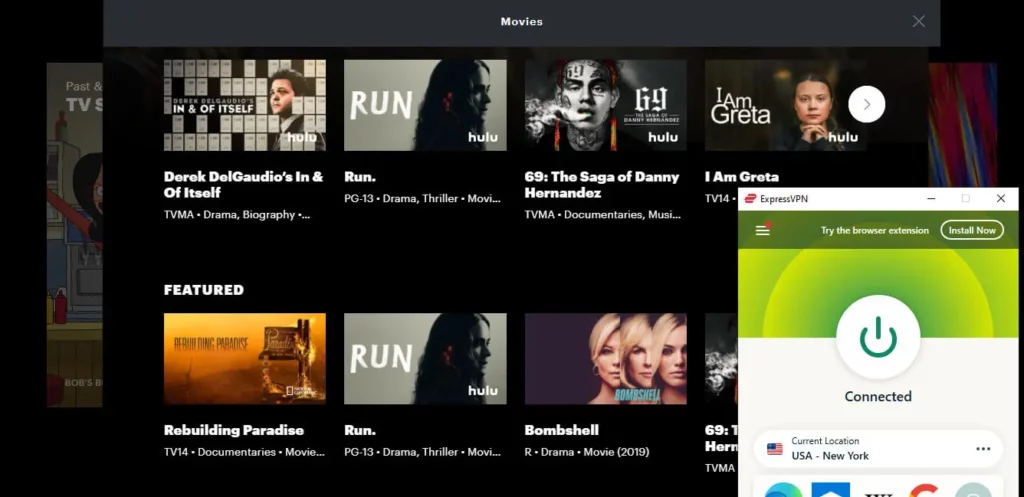 unblock hulu with expressvpn
