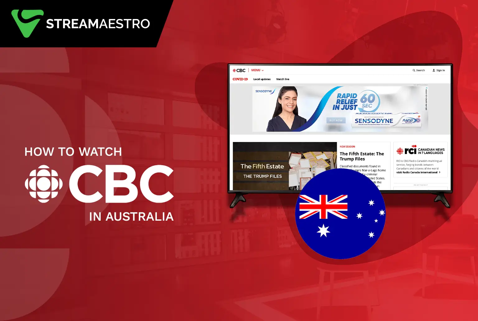 Watch CBC in Australia
