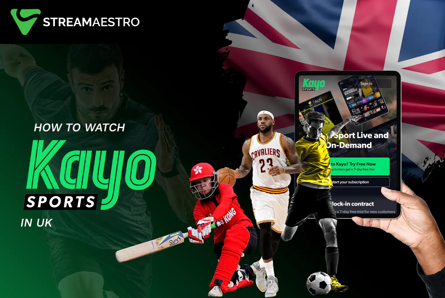 Watch Kayo Sports in UK