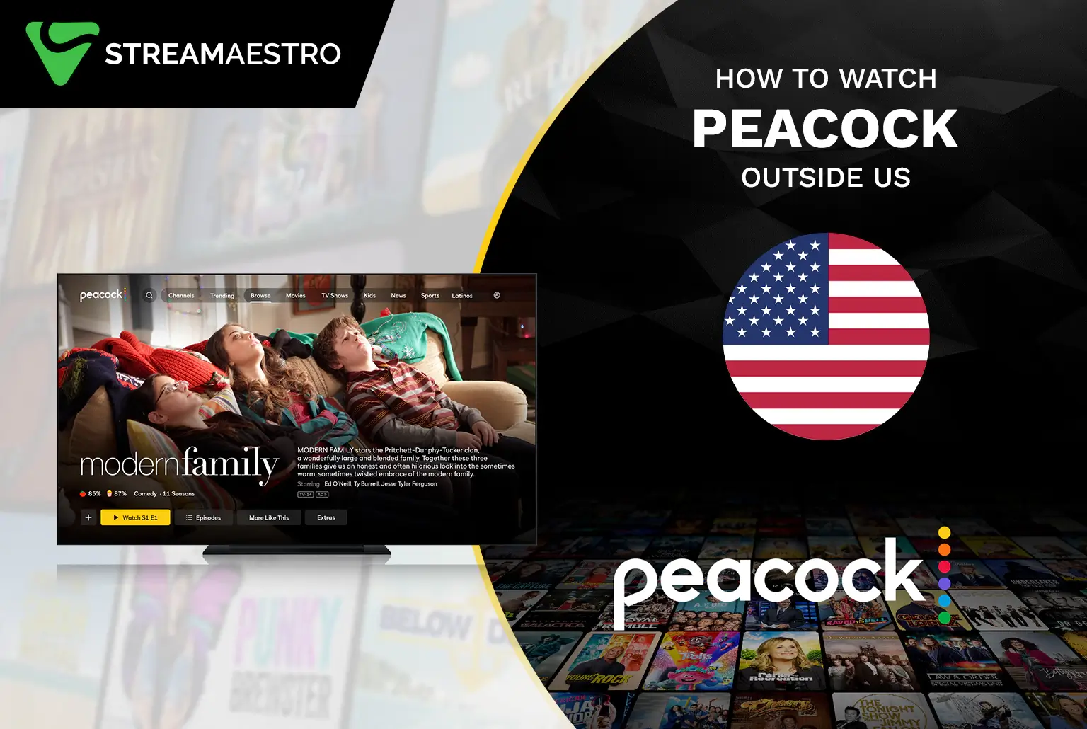 Watch Peacock TV Outside USA