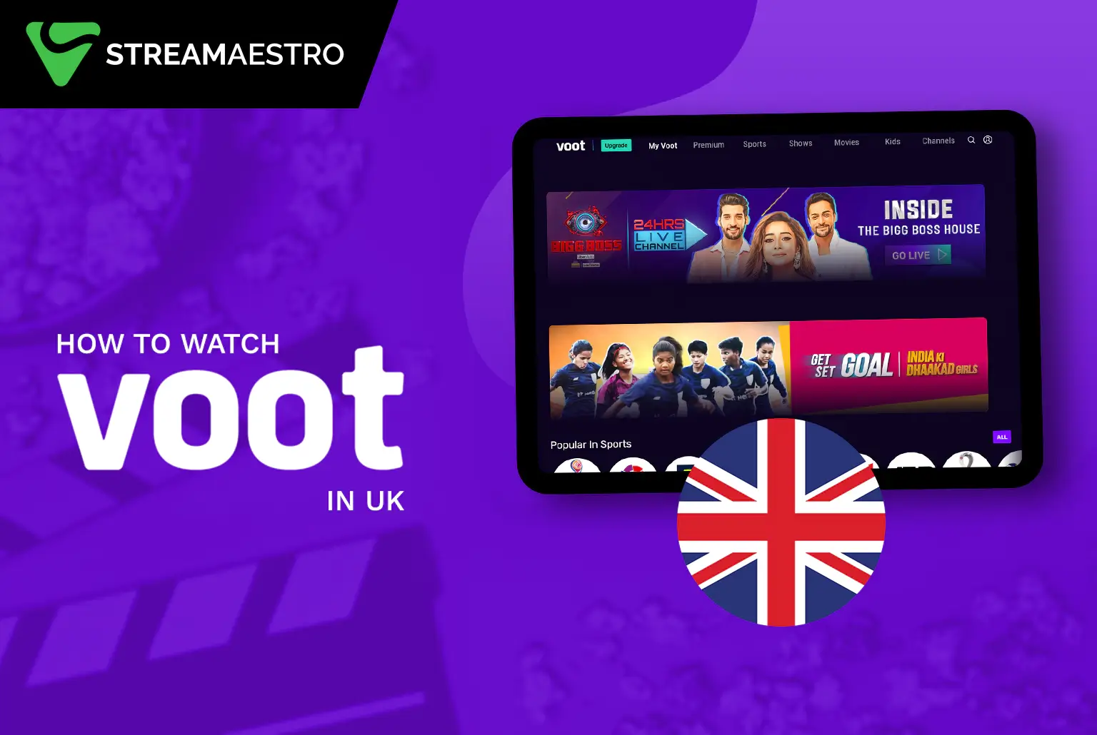 Watch Voot in UK