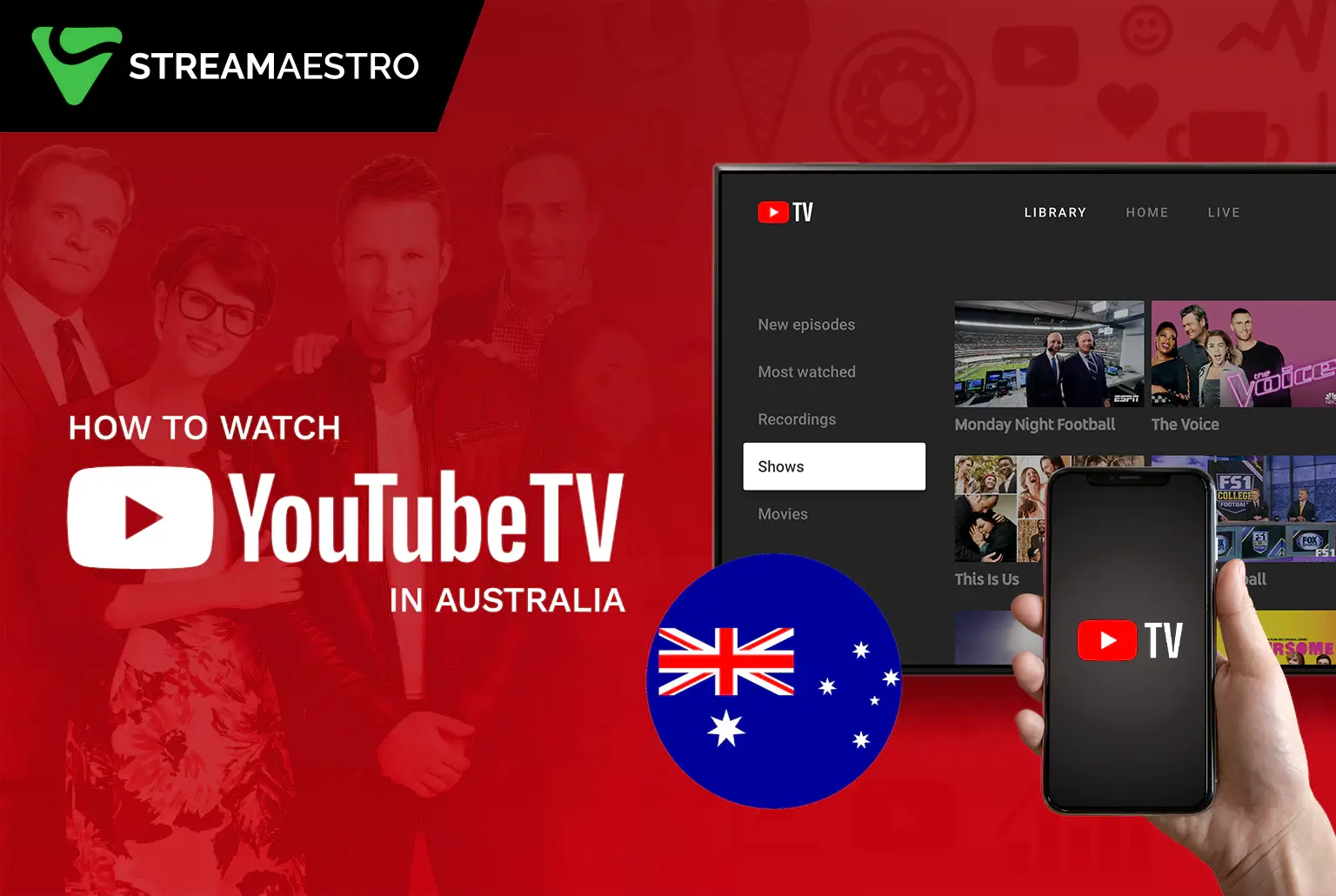 Watch YouTube TV in Australia
