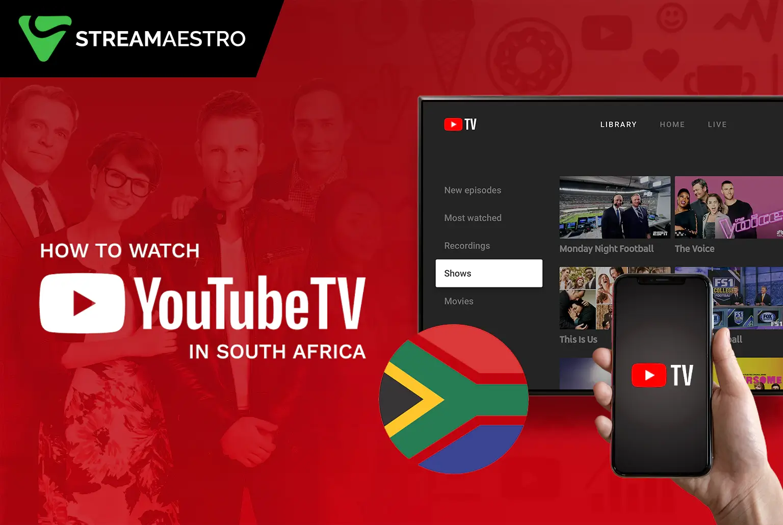 Watch YouTube TV in South Africa