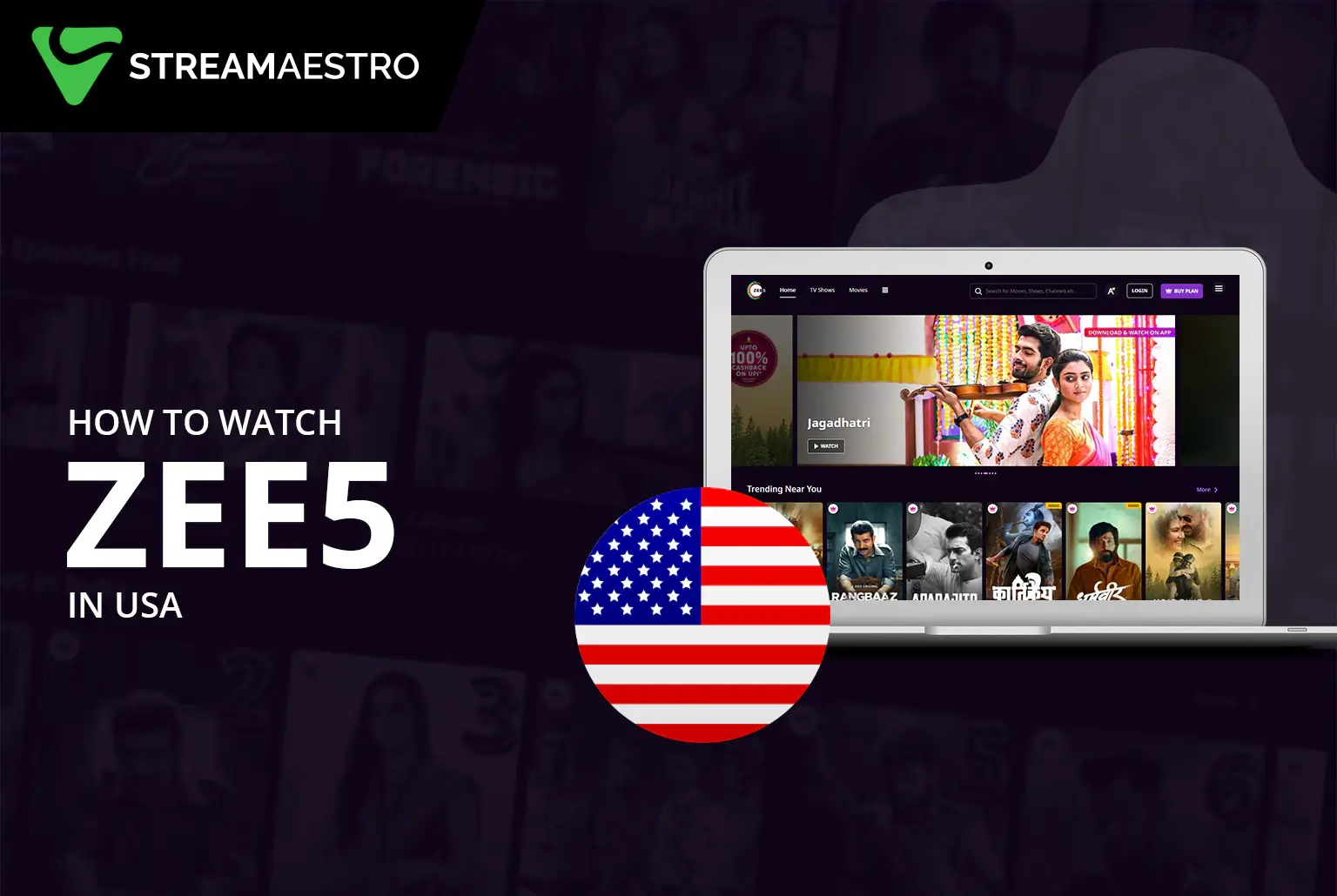 Watch Zee5 in USA