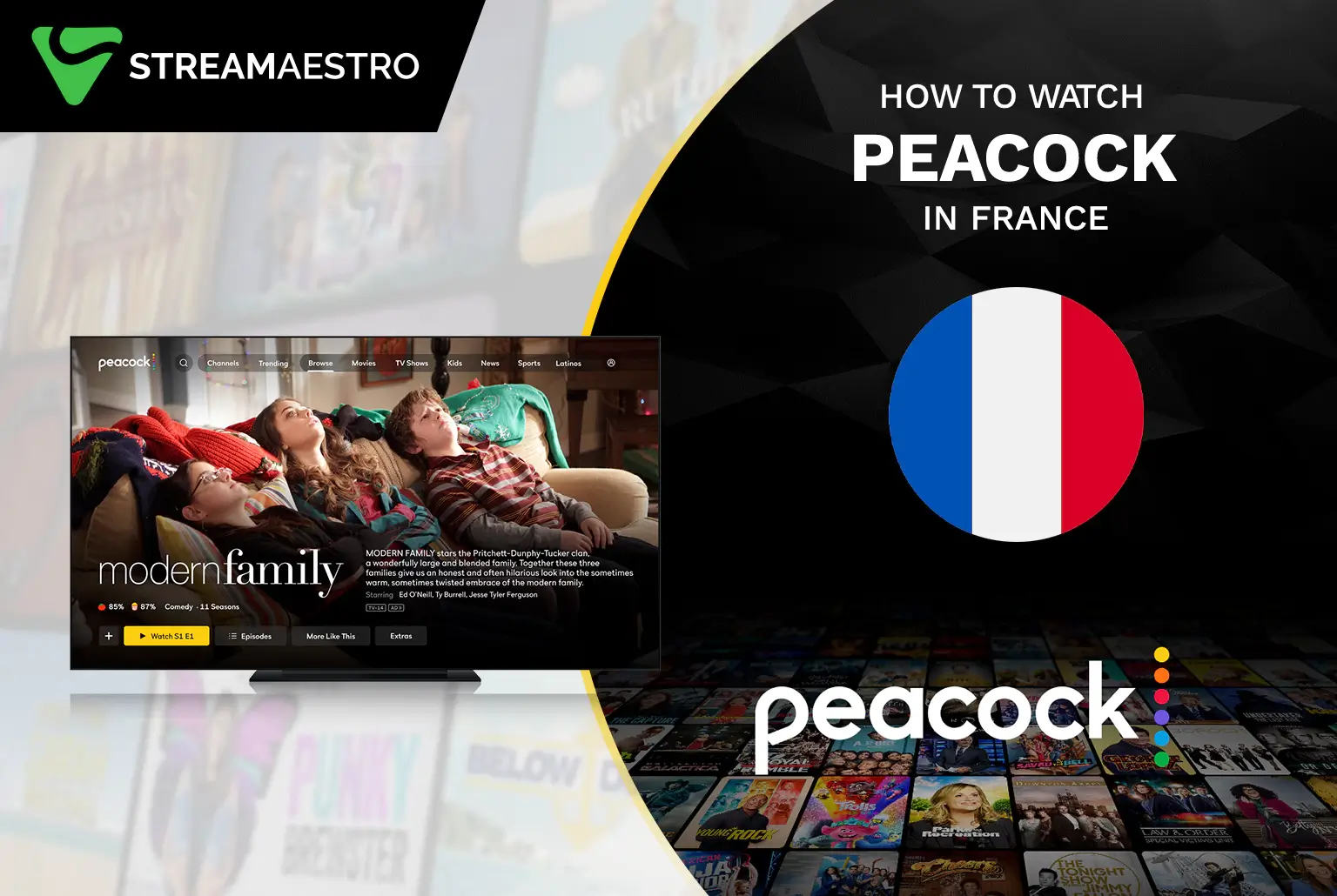 Watch Peacock TV in France