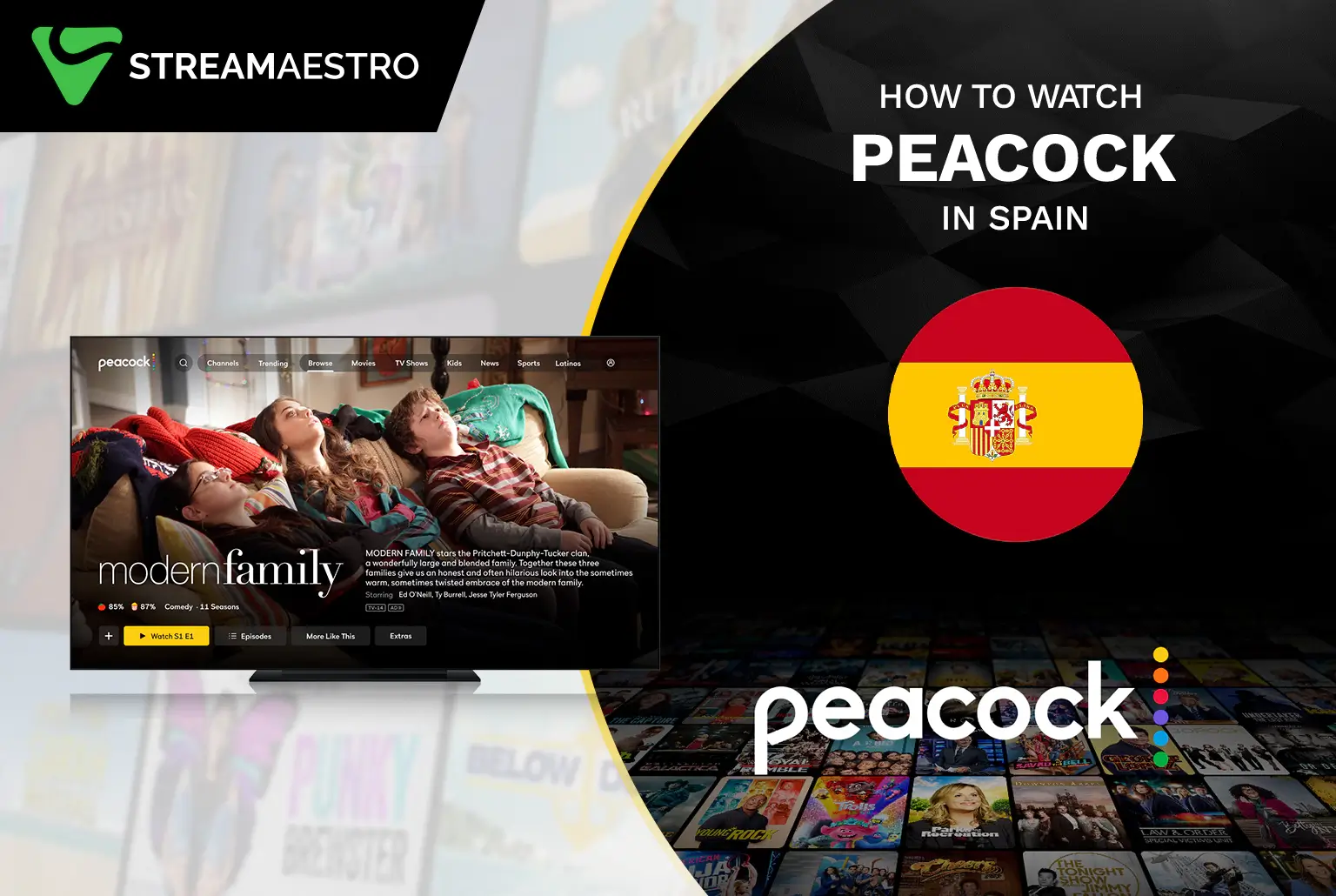 Watch Peacock TV in Spain
