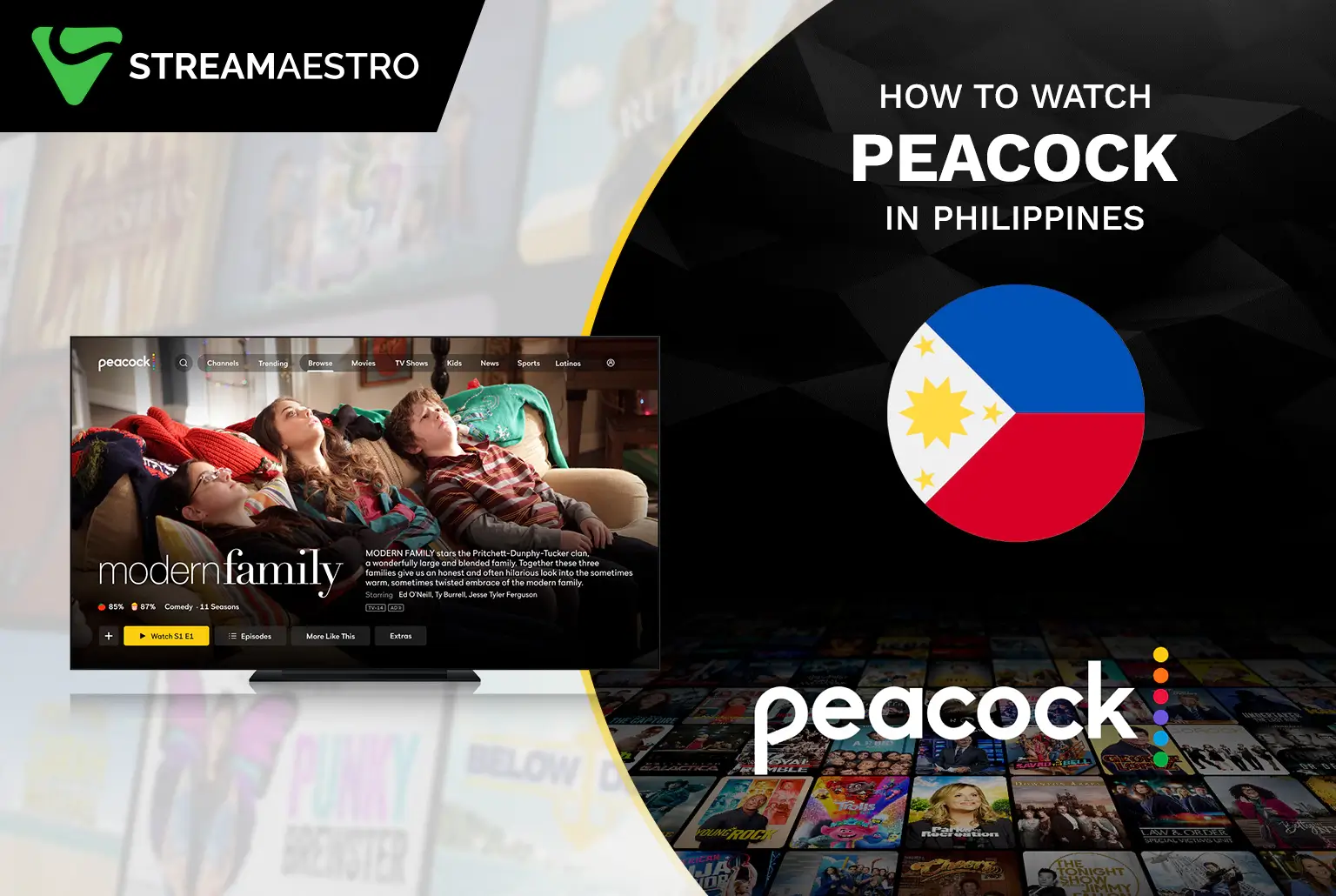 Watch Peacock TV in Philippines