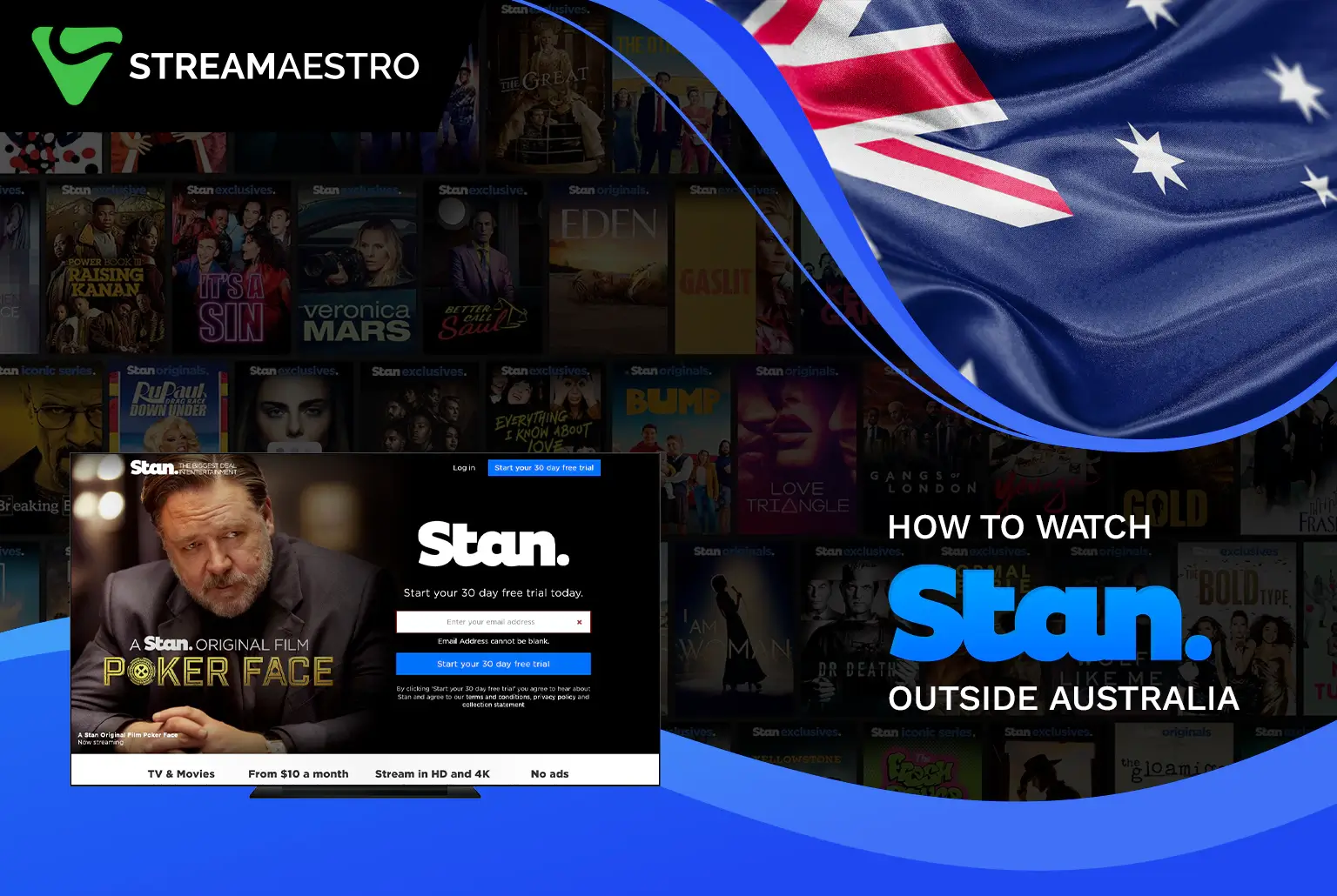 Watch Stan Outside Australia
